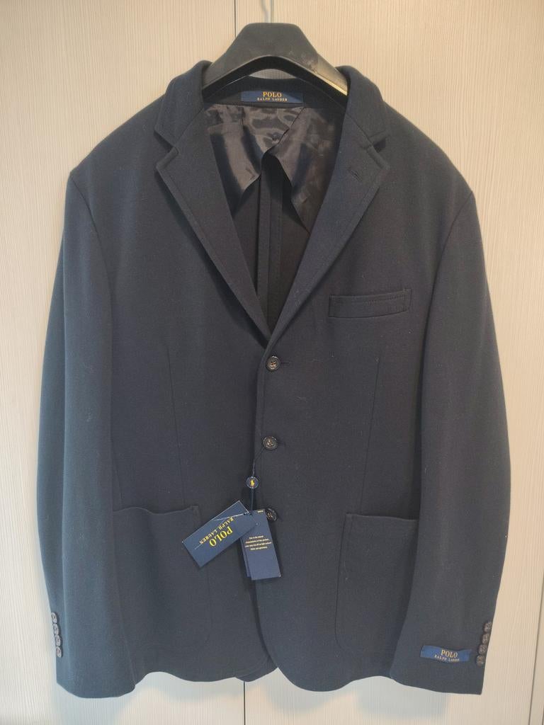 Polo Ralph Lauren — Marineblauw blazerjack — Nieuw met label, Kleding | Heren, Ophalen of Verzenden, Blauw