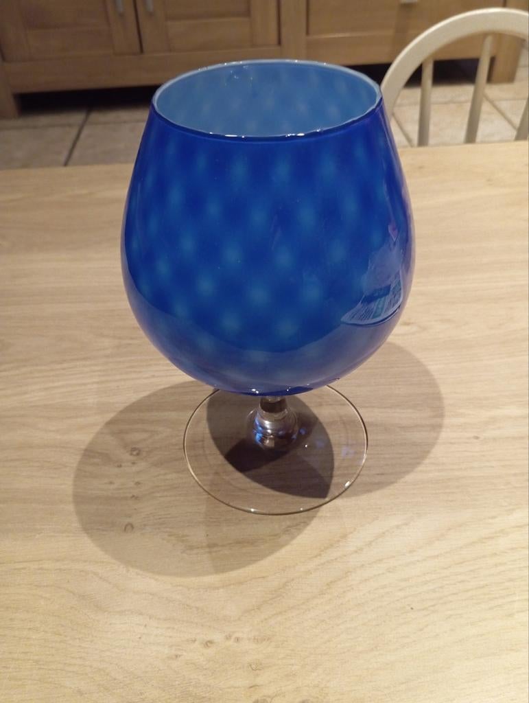 Vase empoli bleu, Antiquités & Art, Antiquités | Verre & Cristal, Enlèvement