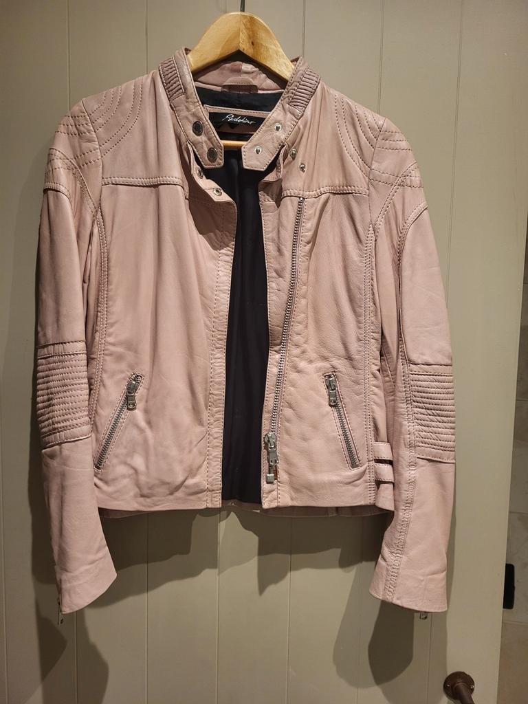 Zacht roze lederen jasje redskins, Maat 38/40 (M), Redskins, Ophalen of Verzenden, Zo goed als nieuw
