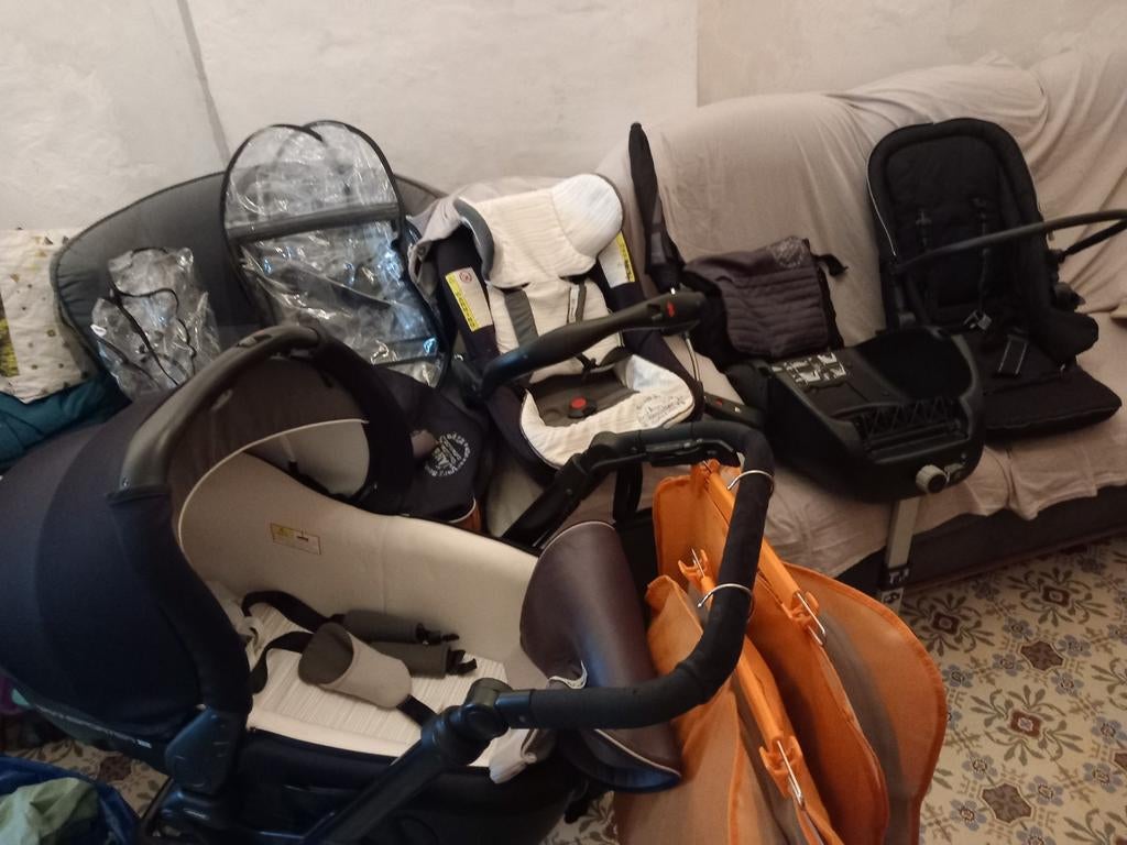 Poussette 3 en 1 complète avec isofix, Enlèvement, Comme neuf, Poussette