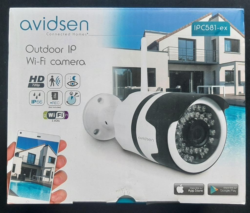 2x Avidsen IPC581 - IP WiFi buitencamera - HD 720p, Ophalen of Verzenden, Nieuw, Buitencamera