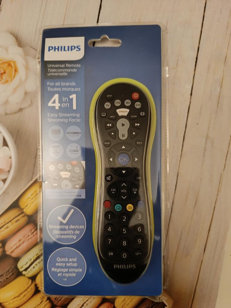 Afstandsbediening Philips Universal, Audio, Tv en Foto, Afstandsbedieningen, Nieuw, Universeel, Dvd, Mediaspeler, Tv, Vhs, Ophalen