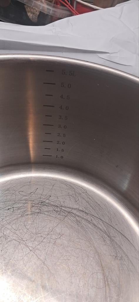 PH Kookpot 5.5L inclusief inductie, Maison & Meubles, Enlèvement, Utilisé