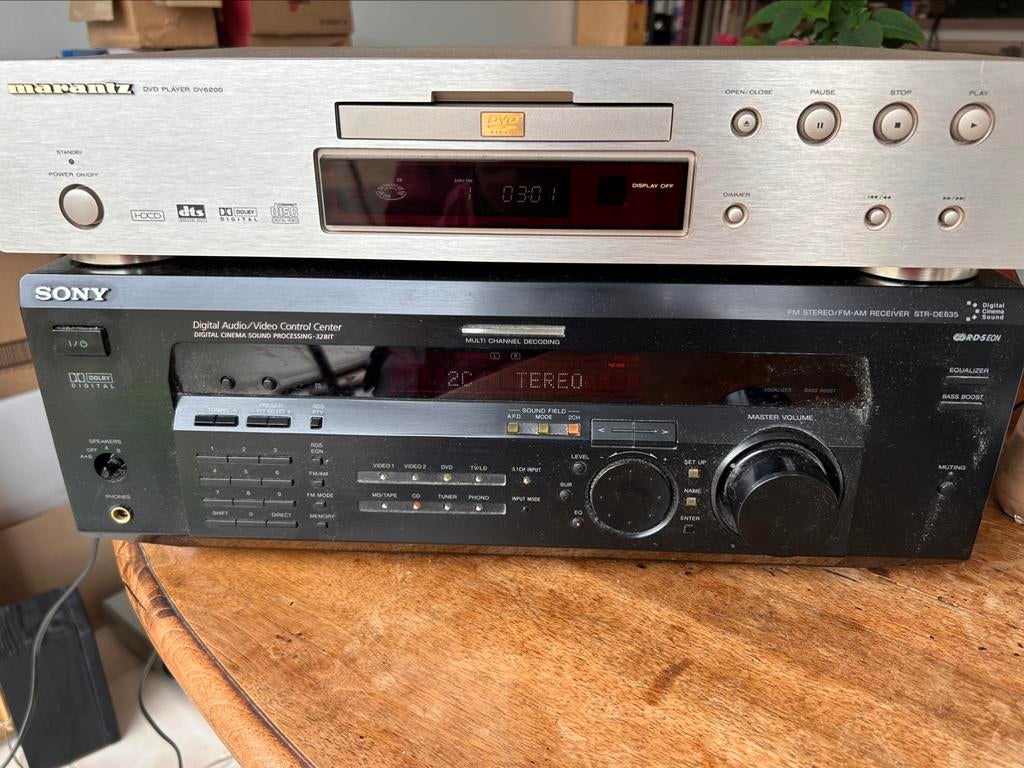 Sony STR-DE635 5.1 500 watt surroundversterker, Ophalen, Zo goed als nieuw