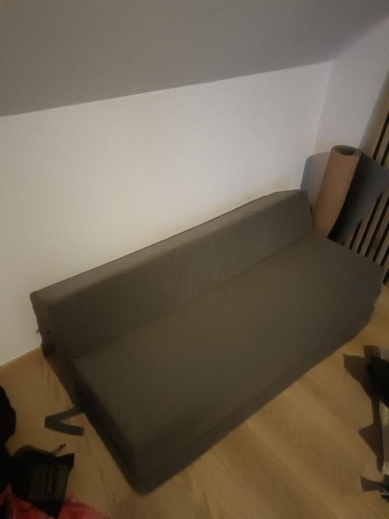 Slaapbank - kampeerzetel, Huis en Inrichting, Slaapkamer | Slaapbanken, Ophalen, Zo goed als nieuw