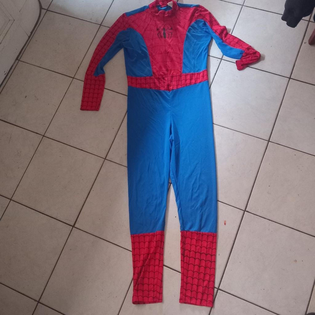 Spiderman kostuum maat 50/52, Ophalen of Verzenden, Zo goed als nieuw, Maat 48/50 (M)