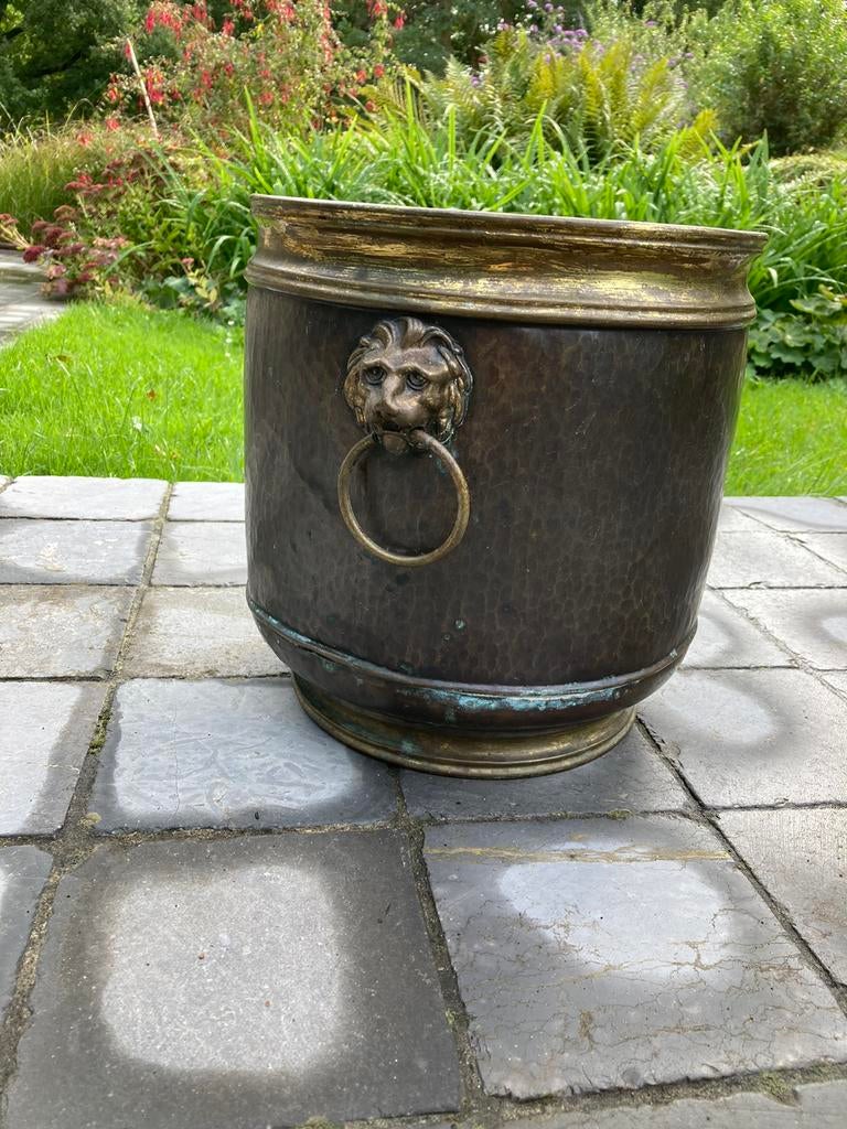 Ancien pot de fleurs, Jardin & Terrasse, Enlèvement, Utilisé, Rond, Autres matériaux