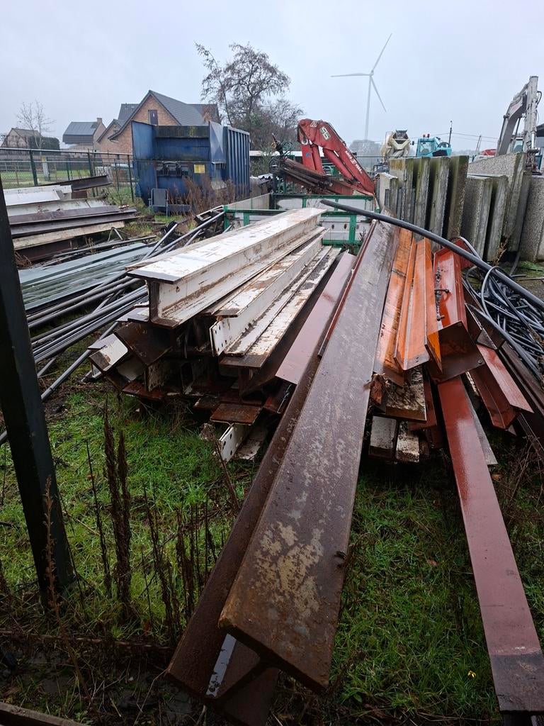 Verschillende poutrellen, Ophalen