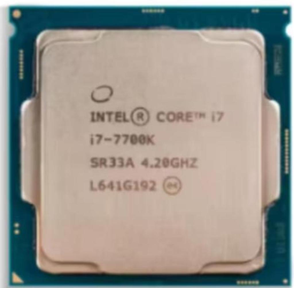 Intel Core i7 7700K 4.2GHz CPU met Socket LGA 1151, Computers en Software, Ophalen of Verzenden, Gebruikt, 4 Ghz of meer