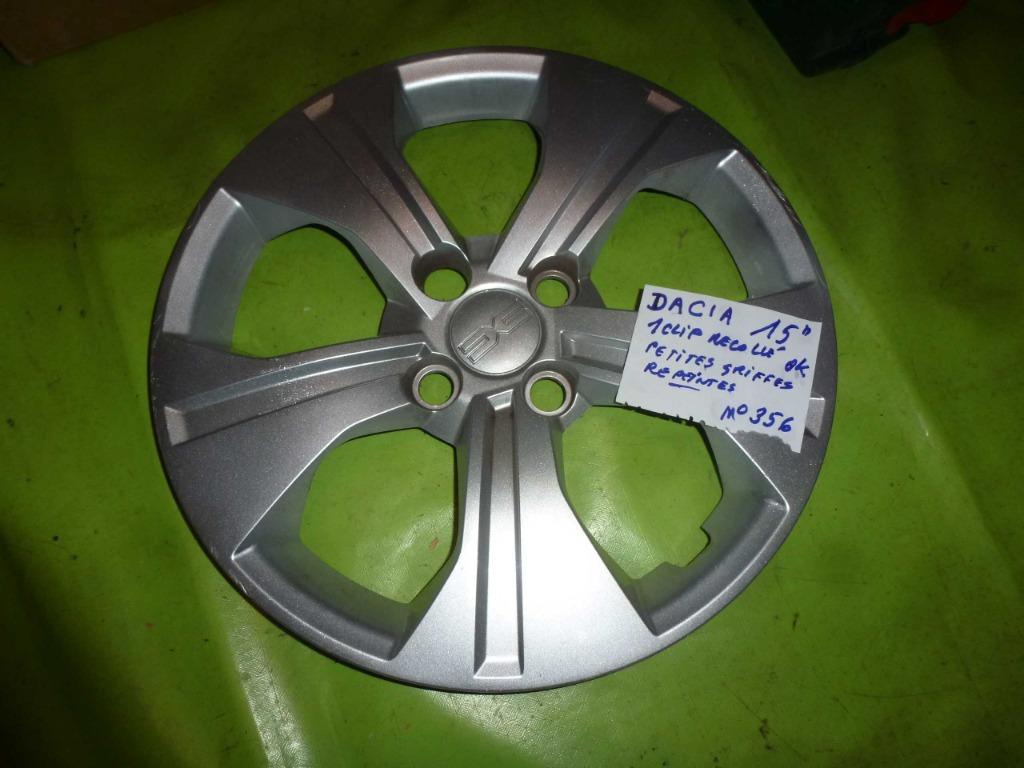 enjoliveur DACIA 15''  ( n°356)   1 pc, 15 pouces, Enlèvement ou Envoi, Utilisé, Jante(s)