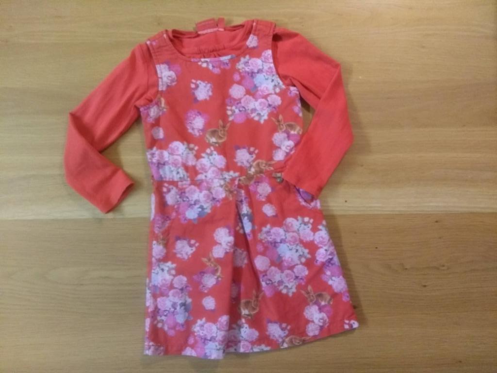 Jurkje met longsleeve K3 - JBC - maat 104, Gebruikt, Meisje, JBC, Ophalen of Verzenden