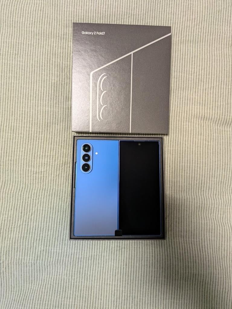 Samsung Z Fold 7 512GB Blauw, Blauw, Touchscreen, Zo goed als nieuw, Android OS