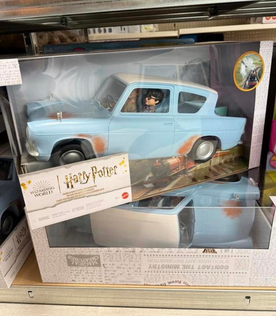 Harry Potter & Ron Flying Car Adventure Vliegende auto NIEUW, Ophalen of Verzenden, Nieuw, Actiefiguurtje