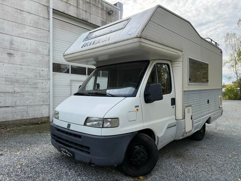 Fiat Ducato Camper Mobilhome 2.5 TDi 134.000 KM - Airco 3prs, Integraal, Chemisch toilet, Fiat, Douche
