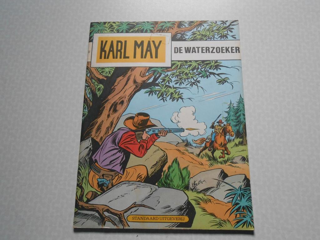 Karl may 37h De waterzoeker 1973 1 ste druk. 2 stickers., Boeken, Stripverhalen, Nieuw, Eén stripboek, Ophalen of Verzenden