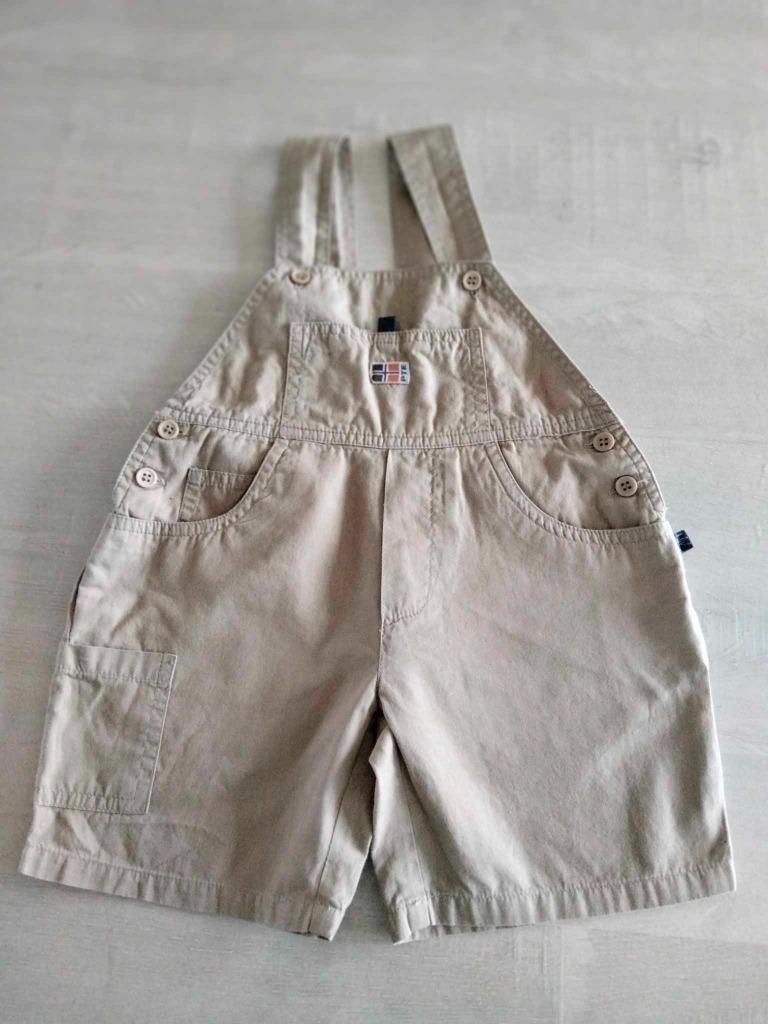 beige salopette Pirouette maat 80, Kinderen en Baby's, Broekje, Ophalen of Verzenden, Zo goed als nieuw, Pirouette