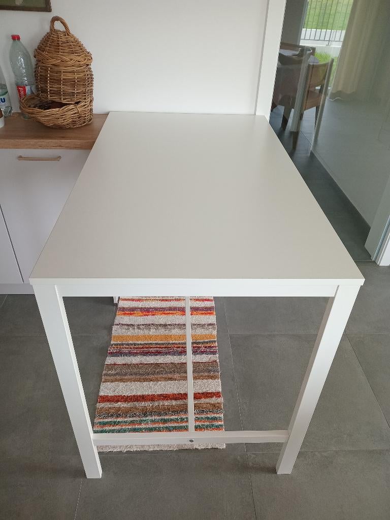 IKEA "A SAISIR" Table de bar Blanc (VIHALS), Maison & Meubles, Enlèvement, Neuf