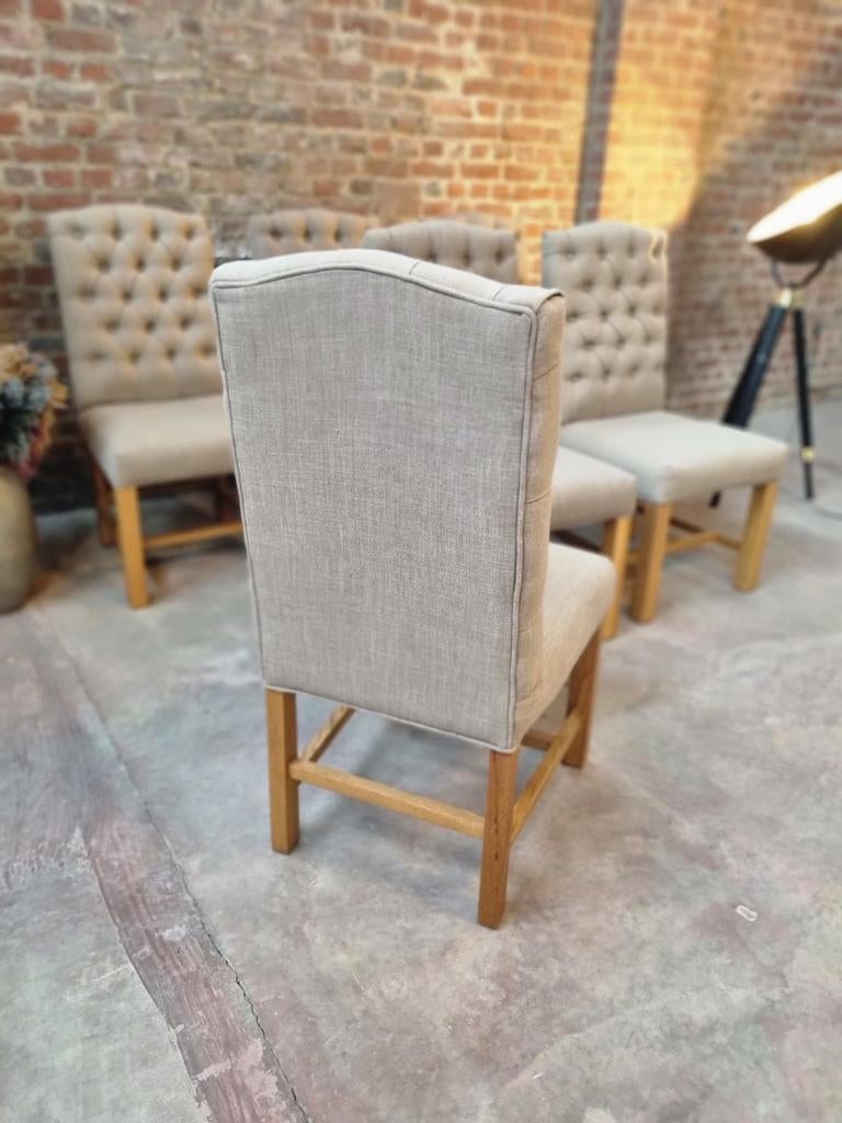 6x landelijke stoelen art:71/26, Ophalen, Overige kleuren, Belgie, Stof