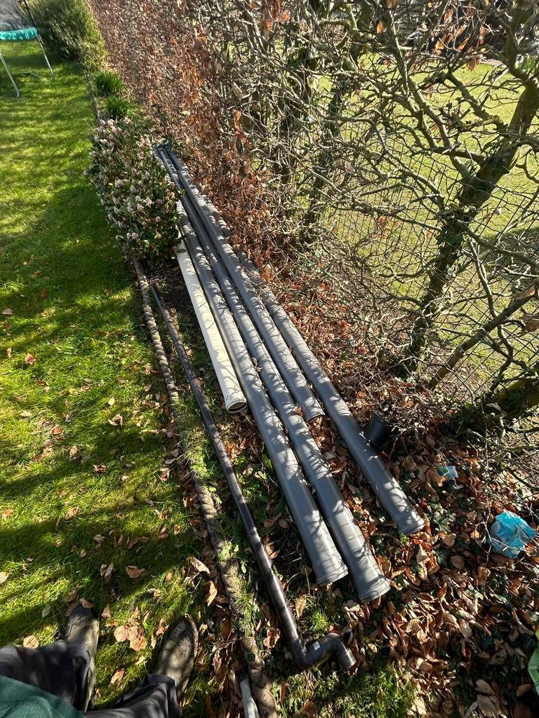 PVC buizen en verbindingen, Doe-het-zelf en Bouw, Buizen en Afvoer, Ophalen, Zo goed als nieuw, PVC