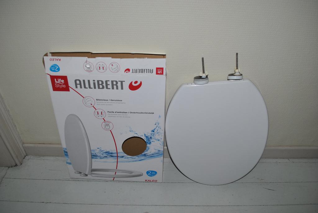 Lunette WC Allibert Bon état, Enlèvement, Utilisé, Blanc