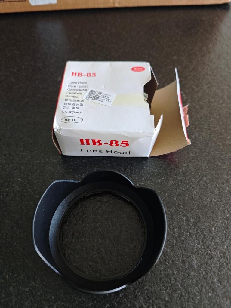 Nikon HB-85 compatibele Zonnekap, TV, Hi-fi & Vidéo, Enlèvement ou Envoi, Neuf, Accessoires