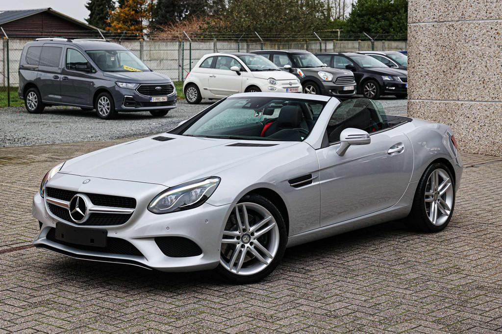 Mercedes-Benz SLC 200 LEDER-ALCANTARA*CAMERA*GLAZEN-DAK*NAVI, Autos, Anti démarrage, Achat, Entreprise, Noir