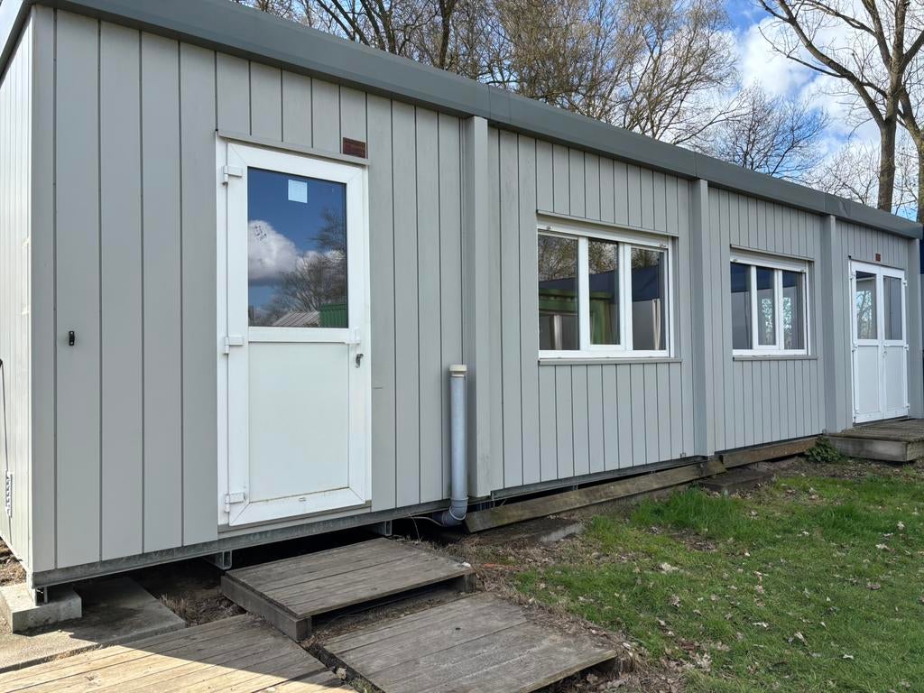 Woonunit/ wooncontainer/ klascontainer/ containerunit, Doe-het-zelf en Bouw, Bouwketen en Schaftketen, Ophalen, Zo goed als nieuw