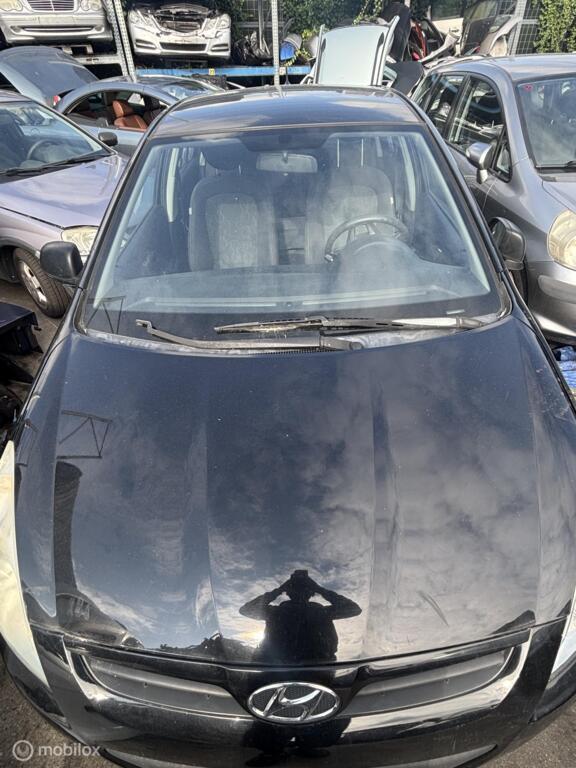 Motorkap zwart Hyundai i20 I ('08-'14), Enlèvement, Utilisé, Hyundai, Hyundai