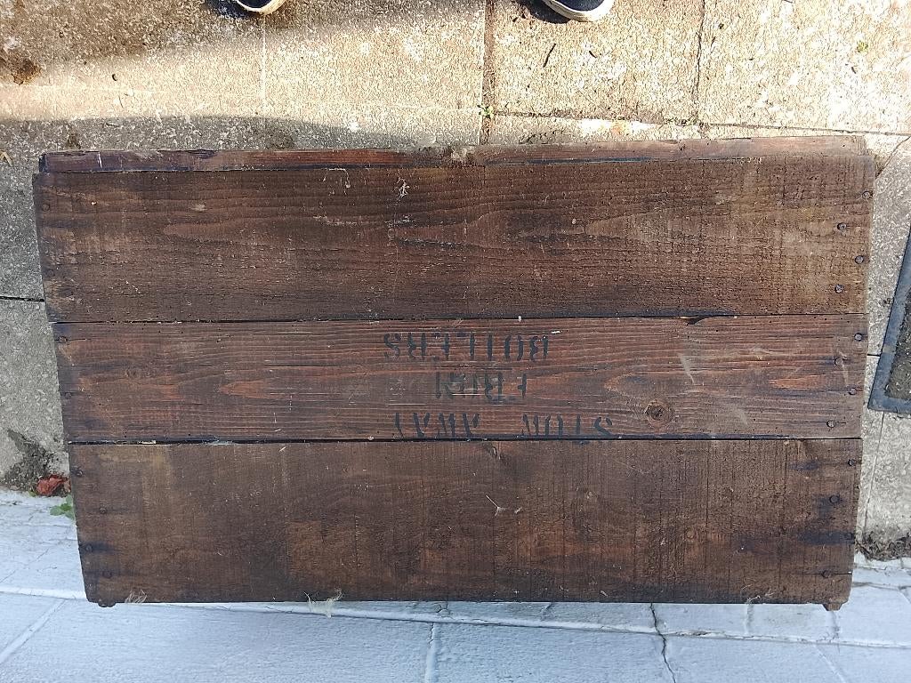 caisse en bois, Enlèvement, Utilisé