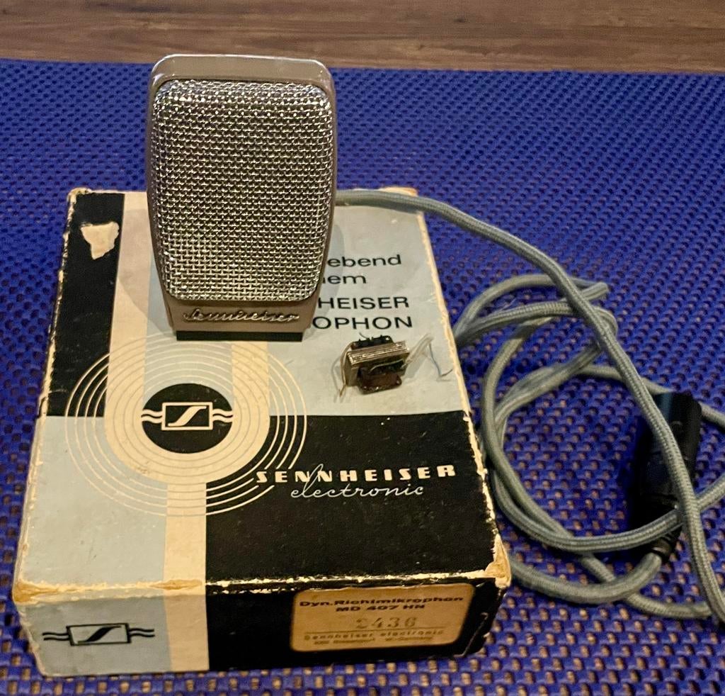 Sennheiser MD407 HN, Musique & Instruments, Microphones, Comme neuf, Micro pour instrument, Enlèvement ou Envoi