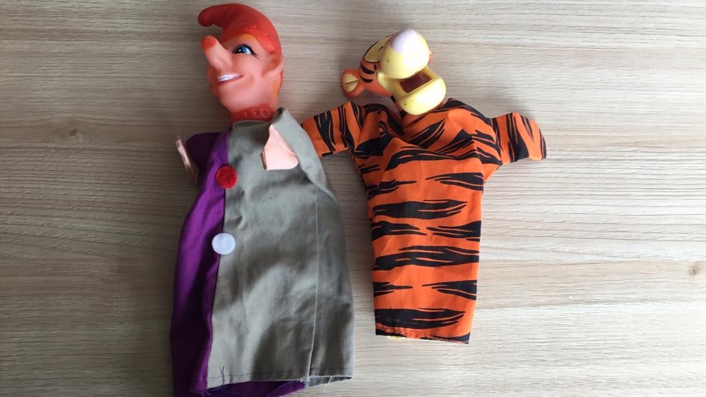 Poppenkastpoppen, Ophalen, Gebruikt