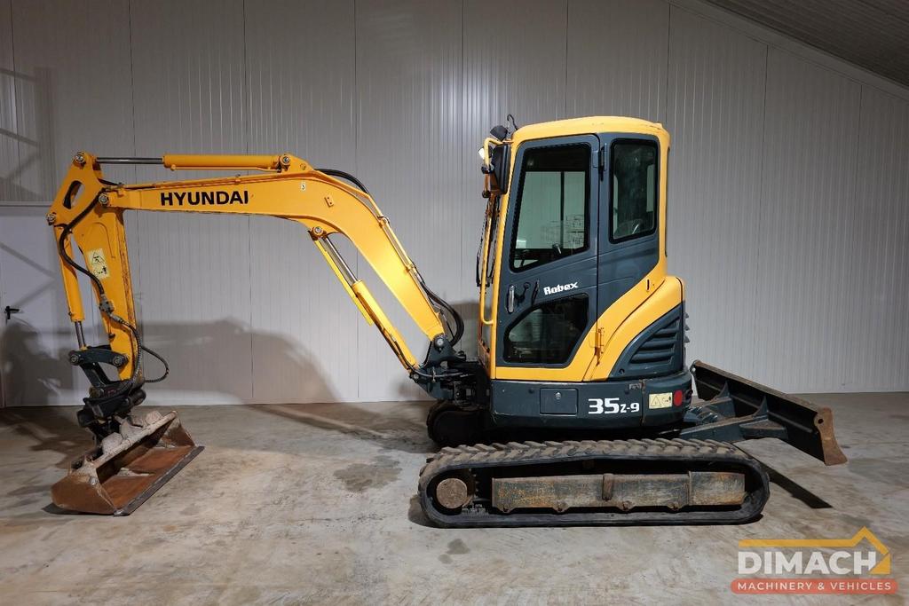 Hyundai ROBEX35Z-9 Robex 35Z-9 - 3650 kg - airco - CE - mono, Zakelijke goederen, Graafmachine