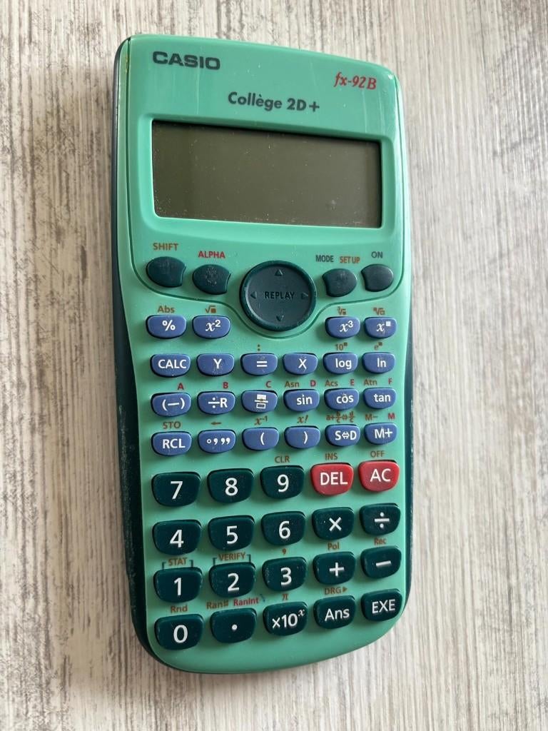 Calculatrice Casio College 2D+ FX-92b, Divers, Enlèvement ou Envoi, Comme neuf