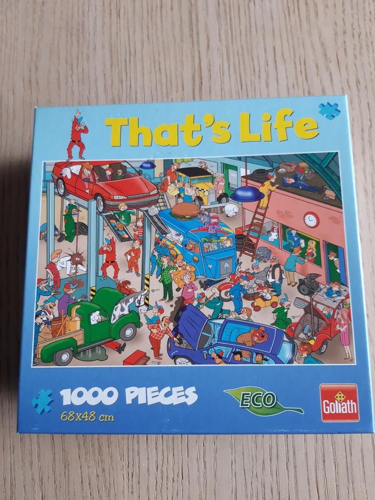Toffe That's life puzzel De garage 1000 stuks, Ophalen
