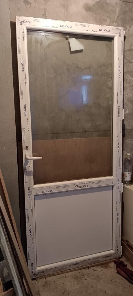 Raamdeur met PVC-frame, Ophalen, Zo goed als nieuw