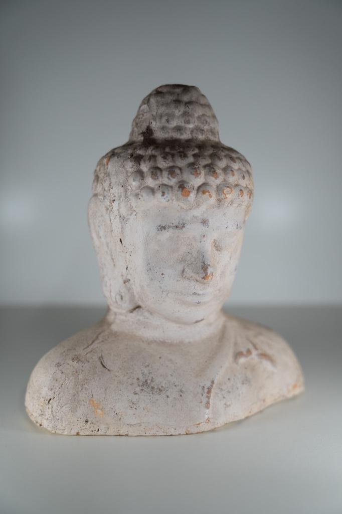 Buste de Bouddha - Terre Cuite - 21 cm de haut (1,6 kg), Maison & Meubles, Accessoires pour la Maison | Statues de Bouddha, Comme neuf