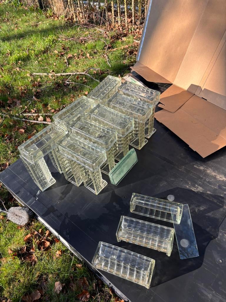 Ventilatie glasdal - glasblok, Ophalen, Zo goed als nieuw