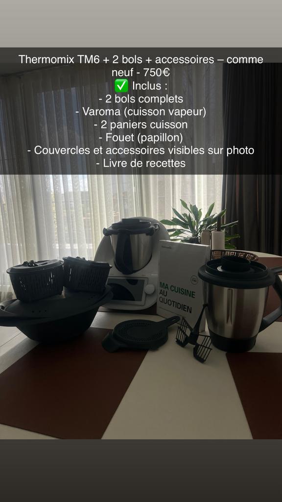 TM6, Electroménager, Enlèvement, Comme neuf