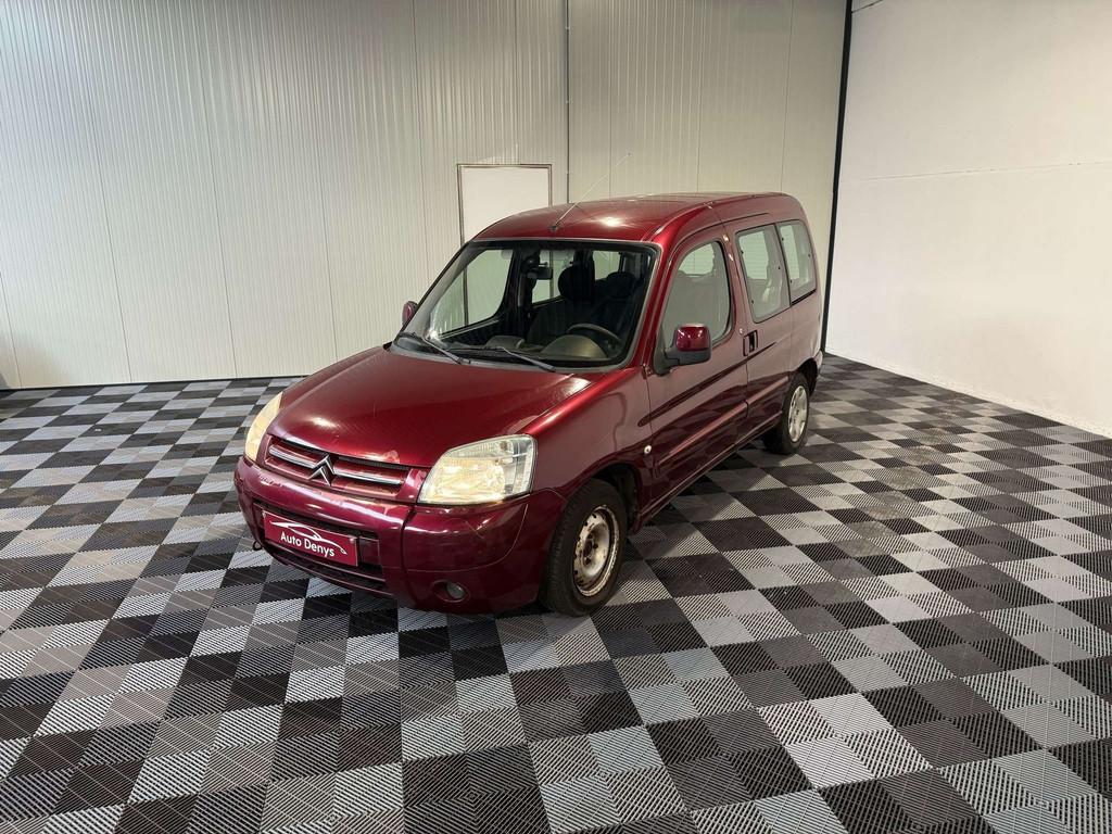 Citroën Berlingo Multispace 1.4i benzine bj. 12/2007 149dkm, Autos, Citroën, Rouge, Achat, 74 ch, Entreprise