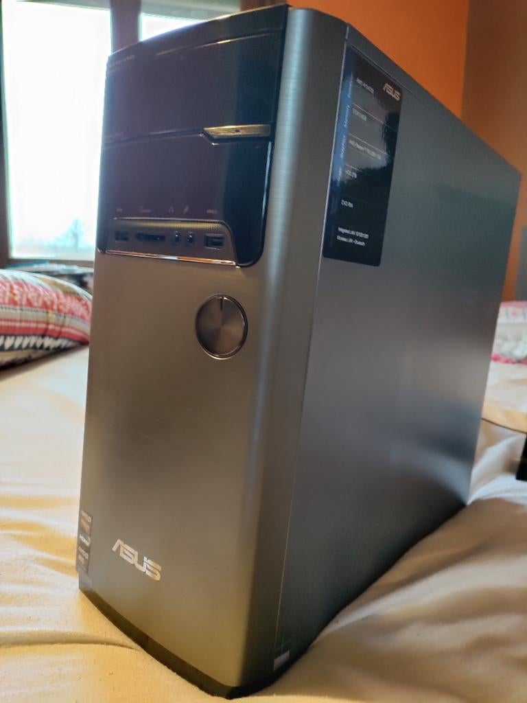 Asus desktop pc, Informatique & Logiciels, HDD, Avec carte vidéo, 8 GB, AMD A10-6700