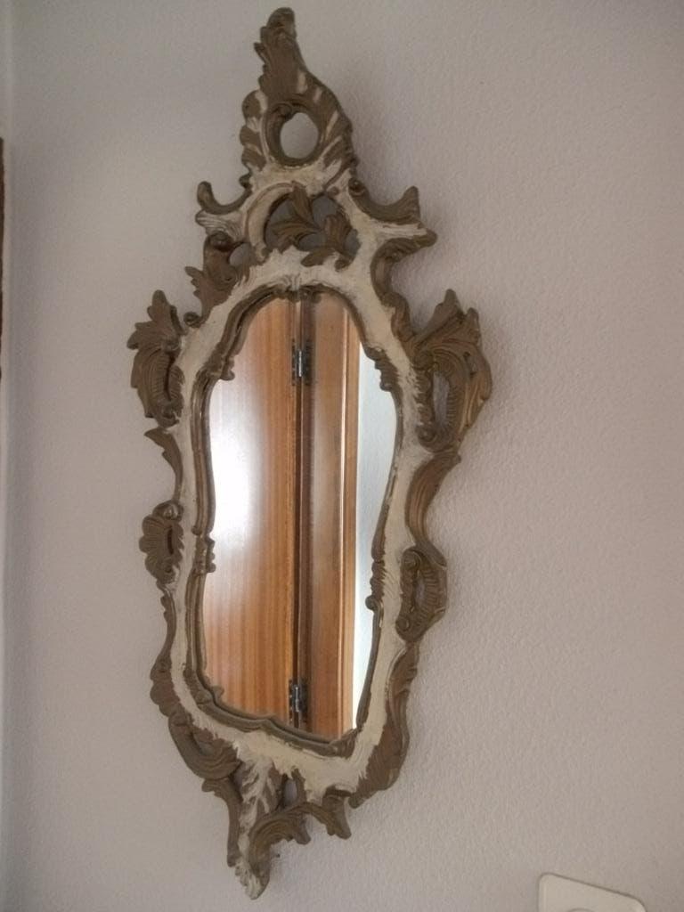 vergulde houten spiegel, Antiek en Kunst, Antiek | Spiegels, Ophalen