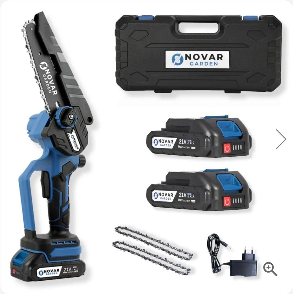 Novar mini kettingzaag., Ophalen