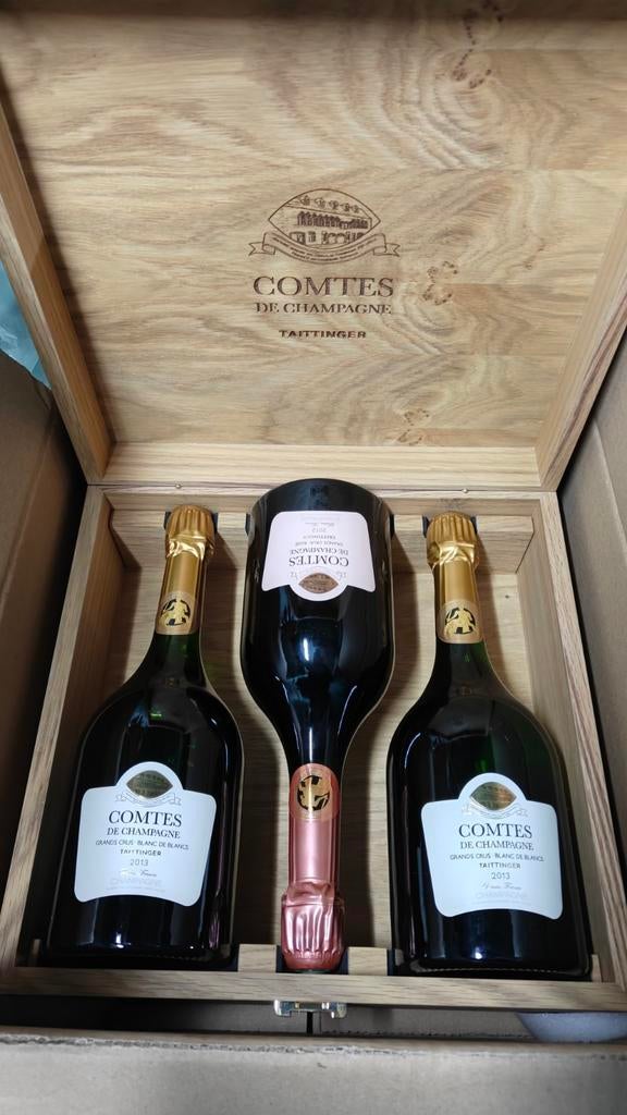 Champagne Bollinger, Dom Perignon, Krug, Poll Roger, Ruinart, Enlèvement ou Envoi