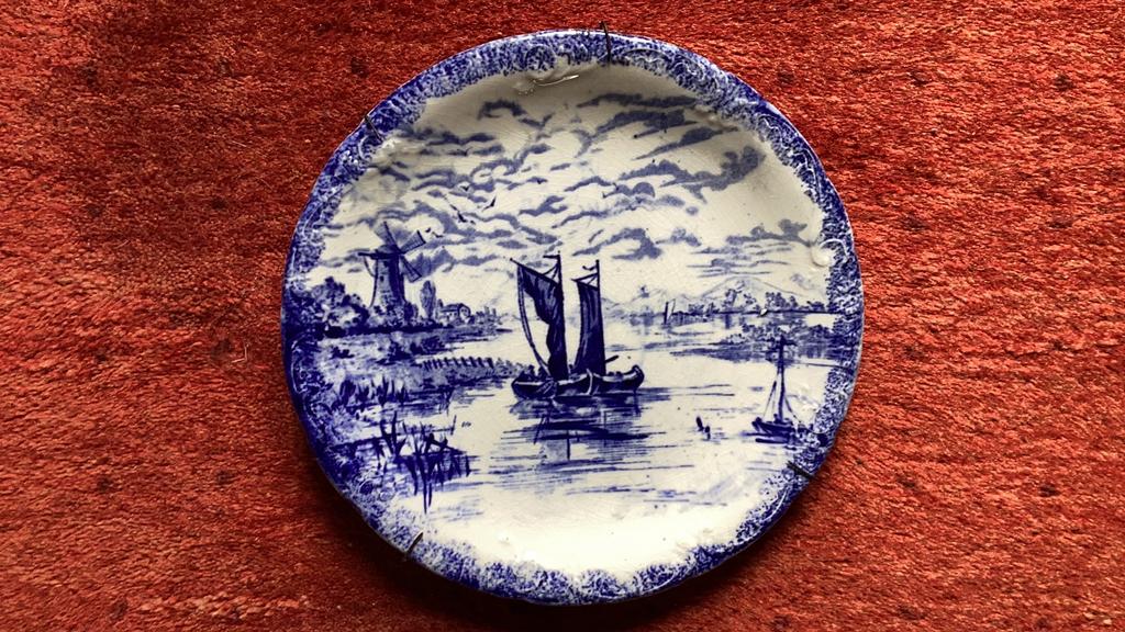 Delfts Oud bord, Antiek en Kunst, Ophalen of Verzenden