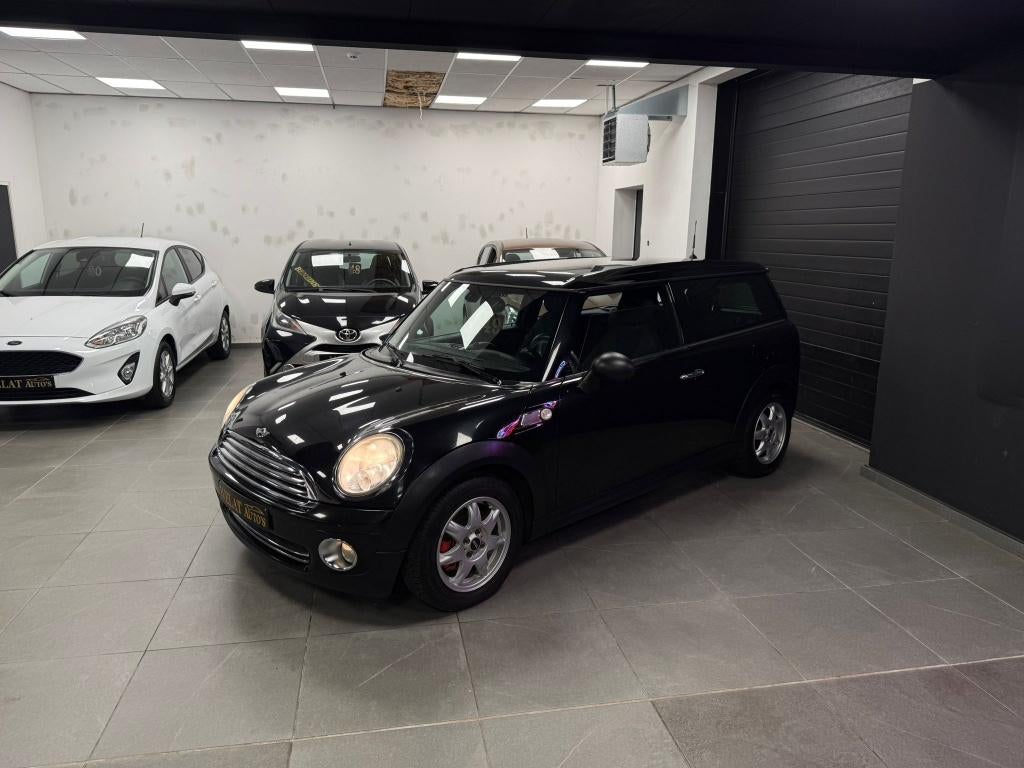 MINI CLUBMAN BENZINE 1.4 95PK TOPSTAAT, Bluetooth, Zwart, Zwart, Bedrijf