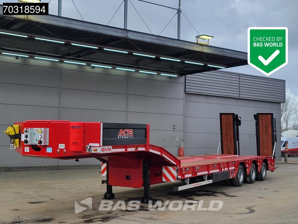 GVN Lowbed 3 essieux NEW! Lift + Steering Axle Hydraulic Fol, Rouge, Achat, Entreprise, Autres carburants