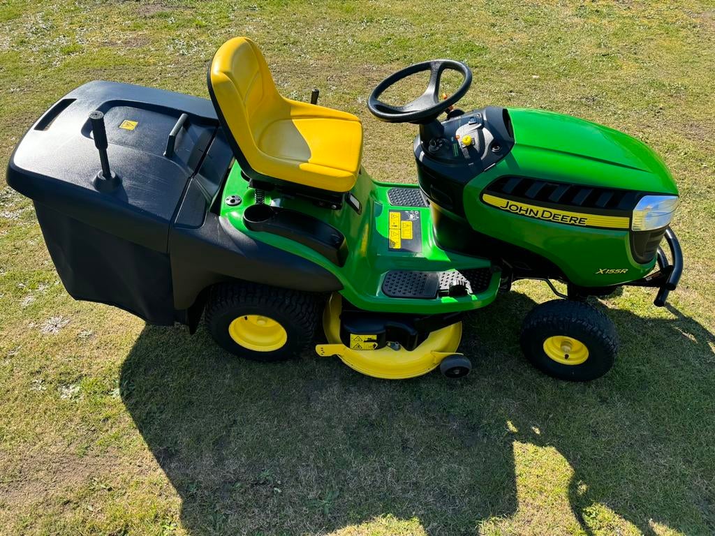 john deere x155r, Jardin & Terrasse, Tondeuses autoportées, Enlèvement, Utilisé, Démarrage électrique, 90 à 120 cm