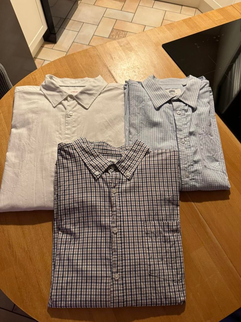 Drie zeer mooie herenhemden te koop. Nieuwe staat. Maat 3xl., Vêtements | Hommes, Chemises, Enlèvement, Neuf, Autres couleurs
