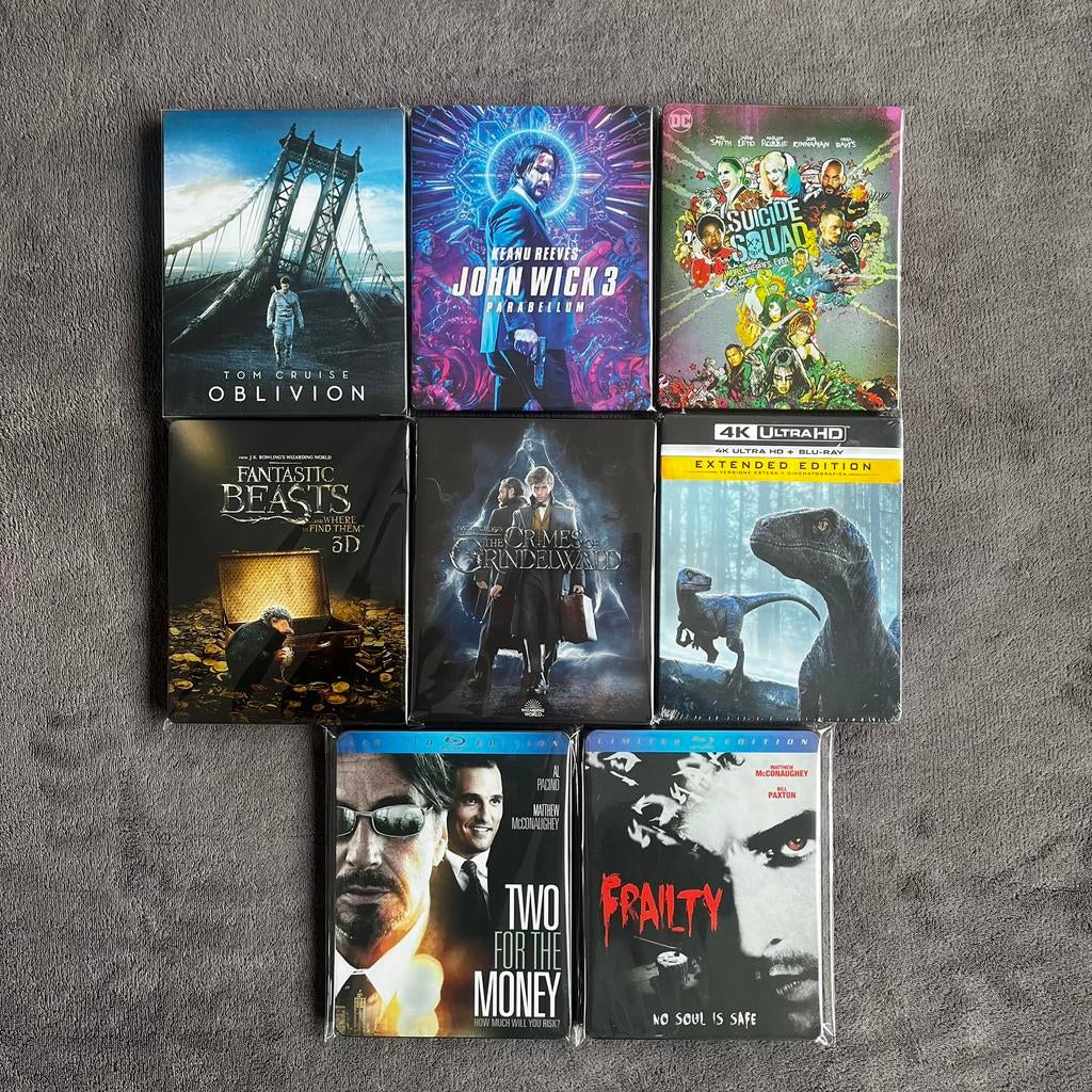 Collection Steelbook (Blu-ray et 4K) | Éditions rares et OOP, CD & DVD, Blu-ray, Enlèvement ou Envoi, Comme neuf, Action