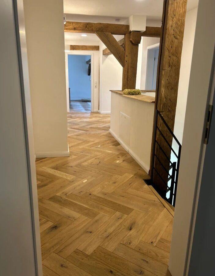 Eiken Visgraatvloer – Antiek Afgewerkt, Voorgeolied & Klaar, Ophalen of Verzenden, Nieuw, Overige vormen, Binnen